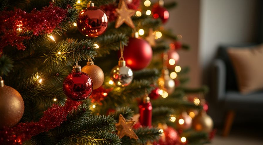 Lichter für den Weihnachtsbaum